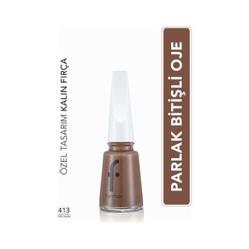 Flormar 413 Nail Enamel Parlak Bitişli Oje