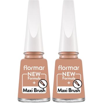 Flormar 472 Caramel Latte 2 Adet Nail Enamel Uzun Süre Kalıcı Besleyici Oje