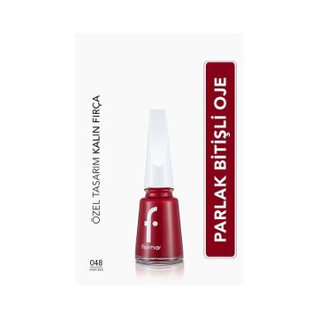 Flormar 48 Fiery Red Klasik Parlak Oje