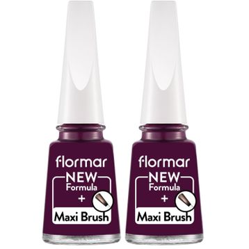 Flormar 483 Queen Zenobia 2'li Nail Enamel Uzun Süre Kalıcı Besleyici Oje