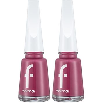 Flormar 501 A Little Tropica 2'li Nail Enamel Uzun Süre Kalıcı Besleyici Oje