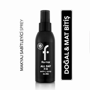 Flormar All Day Fix Mat Bitişli Makyaj Sabitleme Spreyi