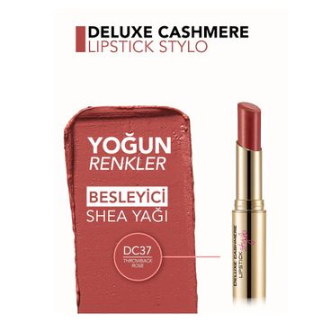 Flormar Deluxe Cashmere Lipstick Stylo - DC37 Throwback Rose