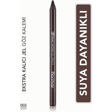 Flormar Extreme Tattoo Gel Pencil No:02 Walnut Göz Kalemi