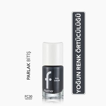 Flormar FC30 New Rock Full Color Ekstra Yoğun Pigmentli Oje