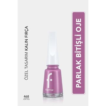 Flormar FNE-468 Pony Tale Nail Enamel Yüksek Pigmentli ve Parlak Bitişli Oje