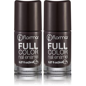 Flormar Full Color Nail Enamel FC44 Tropic Brown 2'li Oje