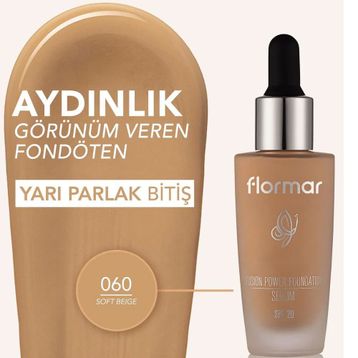 Flormar Fusion Power 20 Light Ivory Serum Fondöten