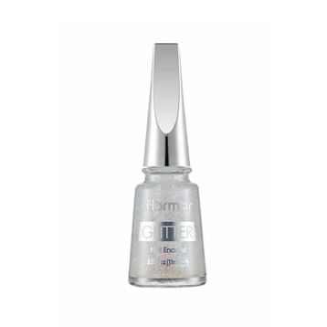 Flormar Glitter GL37 Simli Beyaz Oje