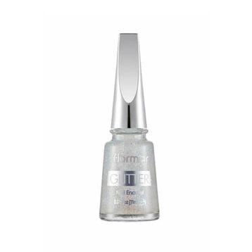 Flormar Glitter GL37 Simli Beyaz Oje