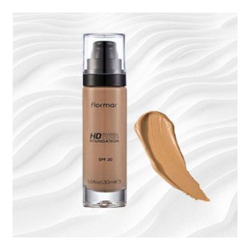 Flormar Invisible Cover HD Foundation 120 Fondöten
