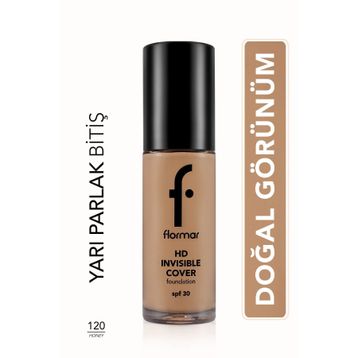Flormar Invisible HD Cover 110 30 ml Fondöten