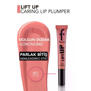 Flormar Lift Up 001 Soft Pink Hyalüronik Asit Etkili Dolgun Dudak Parlatıcısı