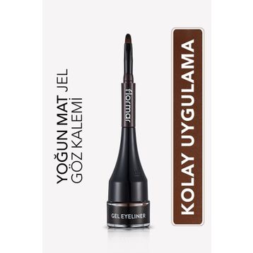 Flormar Mat 003 Bole Brown Jel Eyeliner