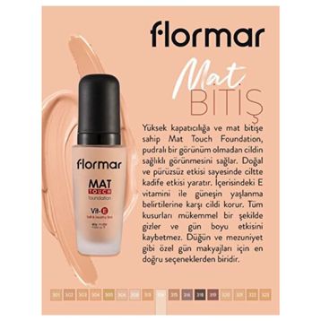 Flormar Mat Touch M320 Porcelain Ivory Fondöten