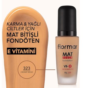 Flormar Mat Touch M323 Creamy Beige Fondöten