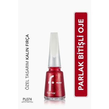 Flormar Maxi Brush Pearly PL074 Red Attraction Oje