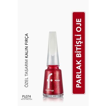 Flormar Maxi Brush Pearly PL074 Red Attraction Oje