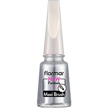 Flormar Maxi Brush Pearly PL390 Stylish Silver Oje