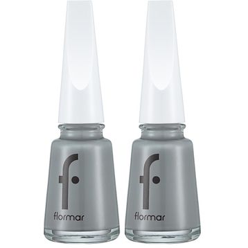 Flormar Nail Enamel 2 Adet 458 Princess Castle Klasik Parlak Bitişli Yüksek Pigmentli Oje