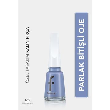 Flormar Nail Enamel 465 Cookie Monster Mavi Parlak Oje