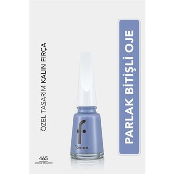 Flormar Nail Enamel 465 Cookie Monster Mavi Parlak Oje