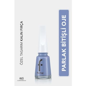 Flormar Nail Enamel 465 Cookie Monster Mavi Parlak Oje