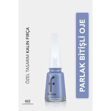 Flormar Nail Enamel 465 Cookie Monster Mavi Parlak Oje