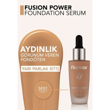 Flormar No:SF01 Rose Fusion Power Serum Fondöten