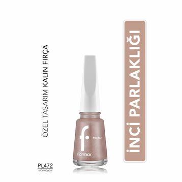 Flormar Pearly PL472 Ivory Glow Yoğun Pigmentli ve Sedef Yansımalı Oje