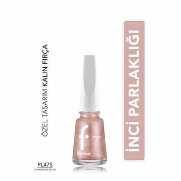 Flormar Pearly PL475 Champagne Blush Yoğun Pigmentli ve Sedef Yansımalı Oje