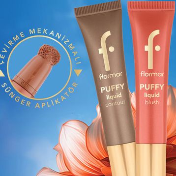 Flormar Puffy No: 03 Rosy Glow Likit Allık