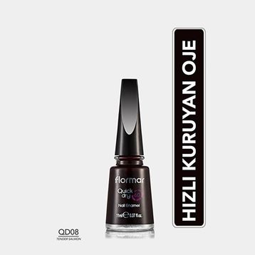 Flormar Quick Dry 008 Tender Salmon Hızlı Kuruyan Yoğun Pigmentli Oje