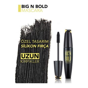 Flormar Siyah Big N Bold Legthening Maskara