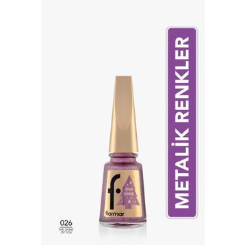Flormar Star Shine 026 Metalik Parlak Oje
