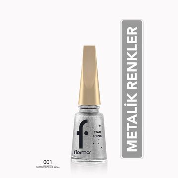 Flormar Star Shine Nail Enamel 001 Famous Oje