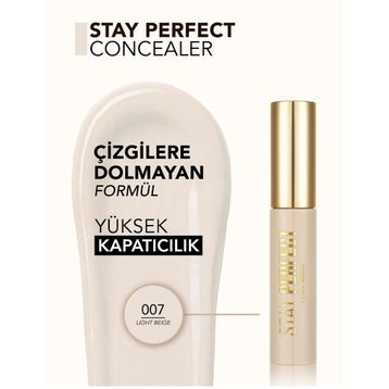 Flormar Stay Perfect No: 07 Light Beige Kapatıcı