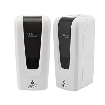 Flosoft 1000 ml Beyaz Hazneli Fotoselli Sabun Ve Dezenfektan Verici Dispenseri Aparatı Füme