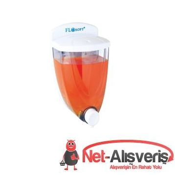 Flosoft Beyaz 650 ml Sıvı Sabun Dispenseri