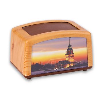 Flosoft F262 Ahşap Desenli Yatay Peçetelik