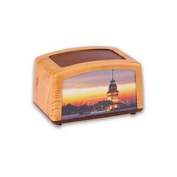 Flosoft F262 Ahşap Desenli Yatay Peçetelik