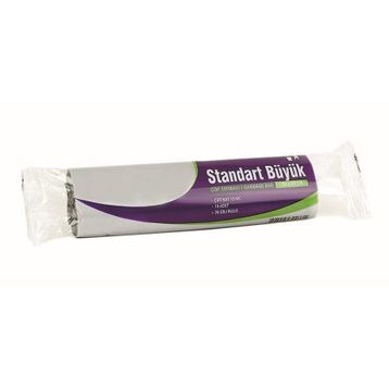 Flosoft FT485 15 Micron 65x80 cm Büyük Boy 10'lu Çöp Torbası
