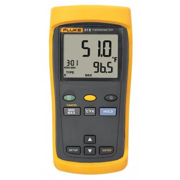 Fluke 51 II Tek Girişli Dijital Termometre