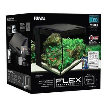 Fluval 34 L Siyah Flex Akvaryum