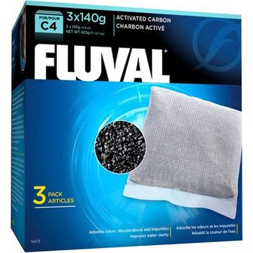 Fluval 3x140 gr C4 Filtre Karbonu
