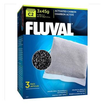 Fluval 3x45 gr C2 Filtre Karbonu