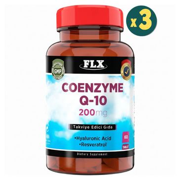 Flx Coenzyme Q-10 200 mg 3x60 Tablet