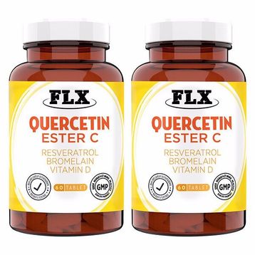 Flx Quercetin Ester C Resveratrol Bromelain 60 Tablet