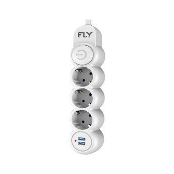 Fly 3'lü 2 m 2 USB 2.1A Akım Korumalı Priz