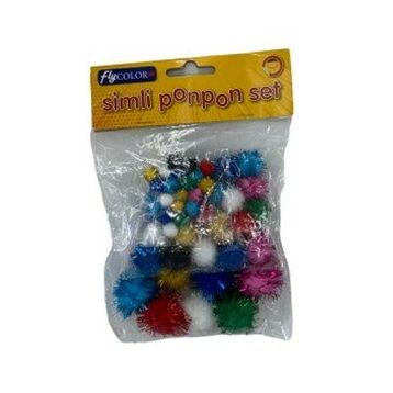 Fly 50'li Karışık Pon Pon